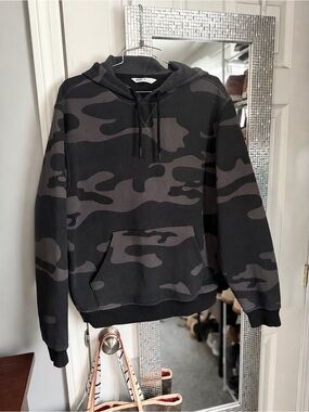 mens DSG grey black camo hoodie